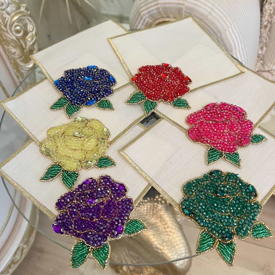 Taşlı 6’lı Sunum Peçetesi